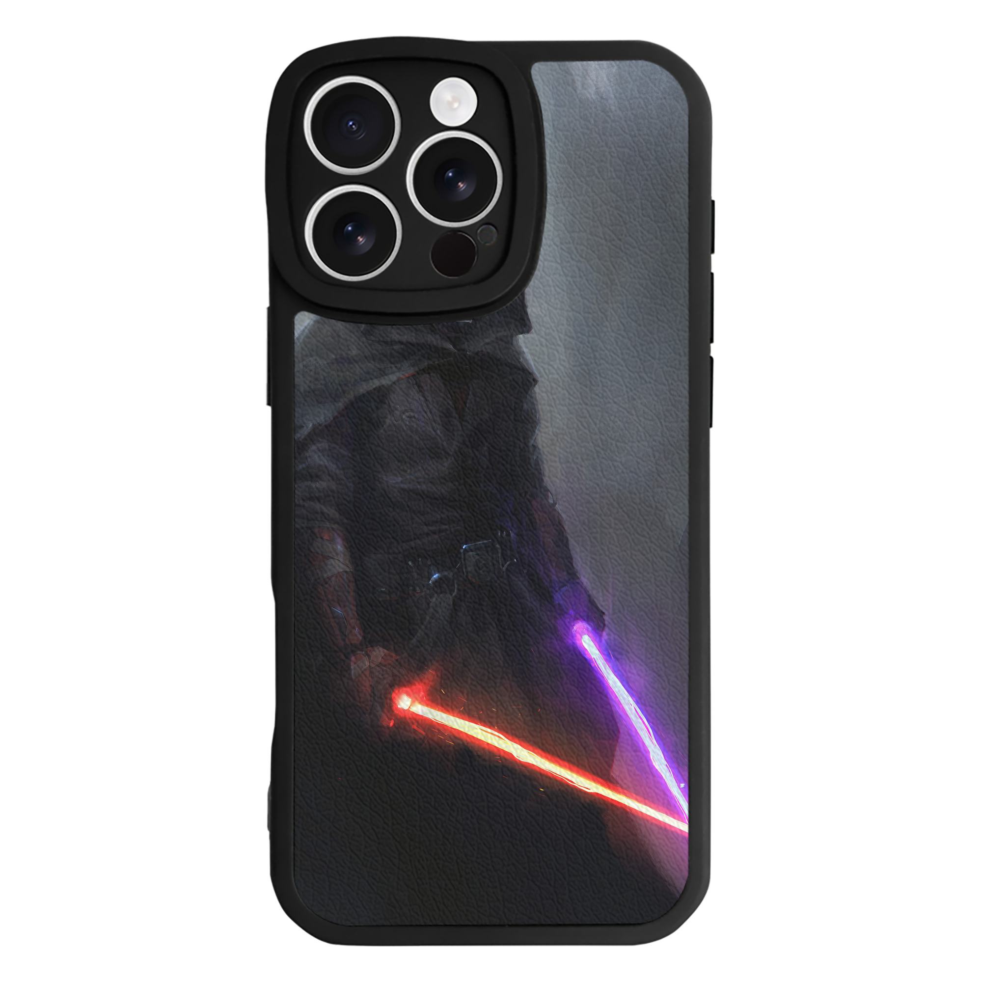 （画像用） スター・ウォーズ Star Wars 【iPhone 16シリーズ対応】シリコンスマホケース（レザー調） 材質：シリコン